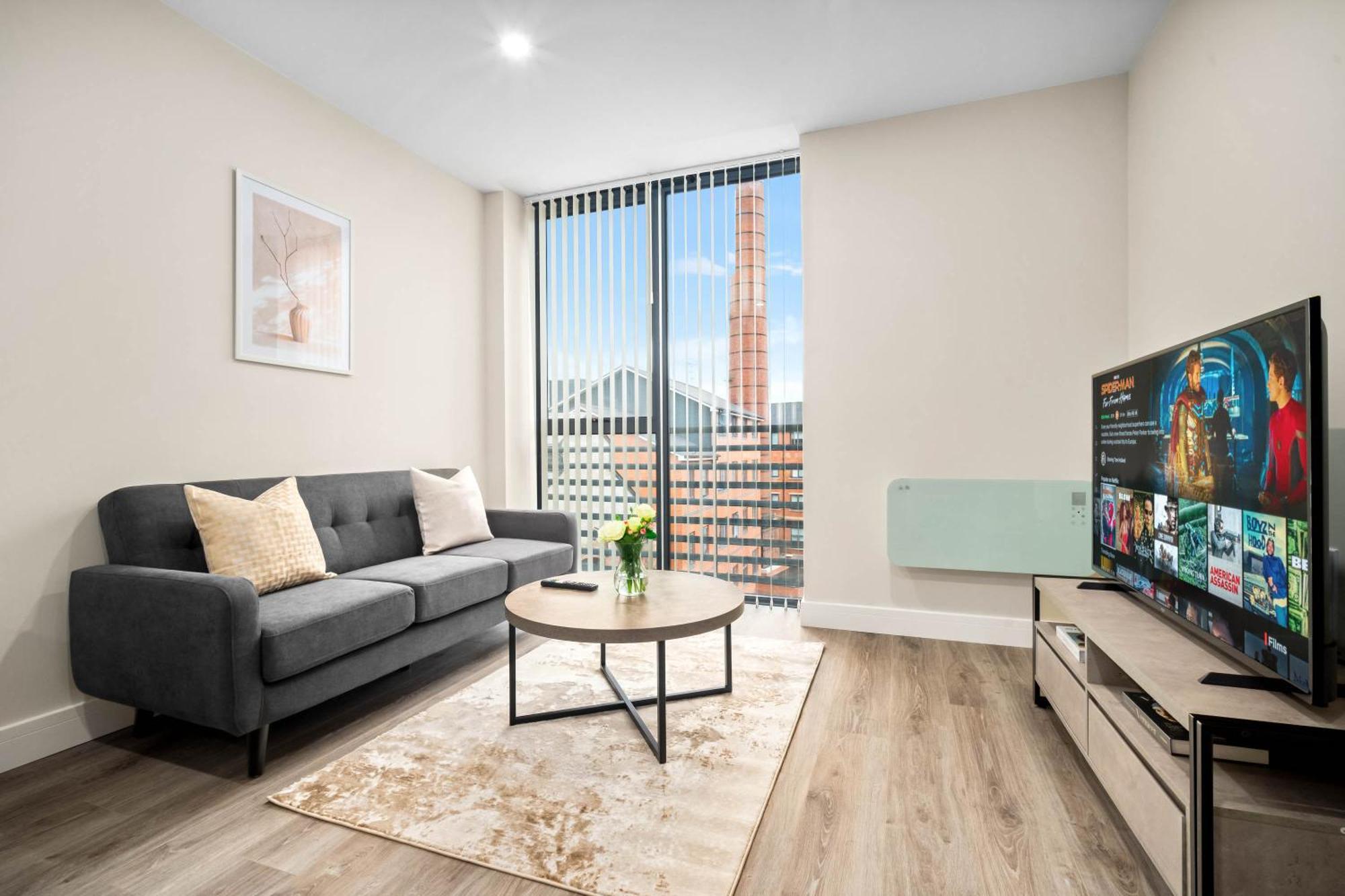New Luxury Two Bedroom Apartment - City Centre - Netflix - Wifi - Top Rated - Jq 8Ah バーミンガム エクステリア 写真